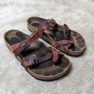 Birkenstock Mayari Sandals Earth Red Size 38